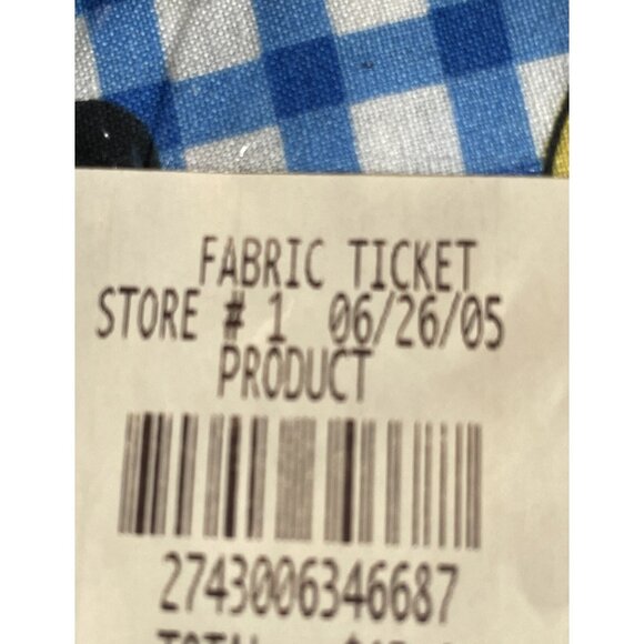 Mickey Mouse Disney 4 Yds-sewing fabric material By Springs Industry-06/26/2005 - Picture 8 of 8